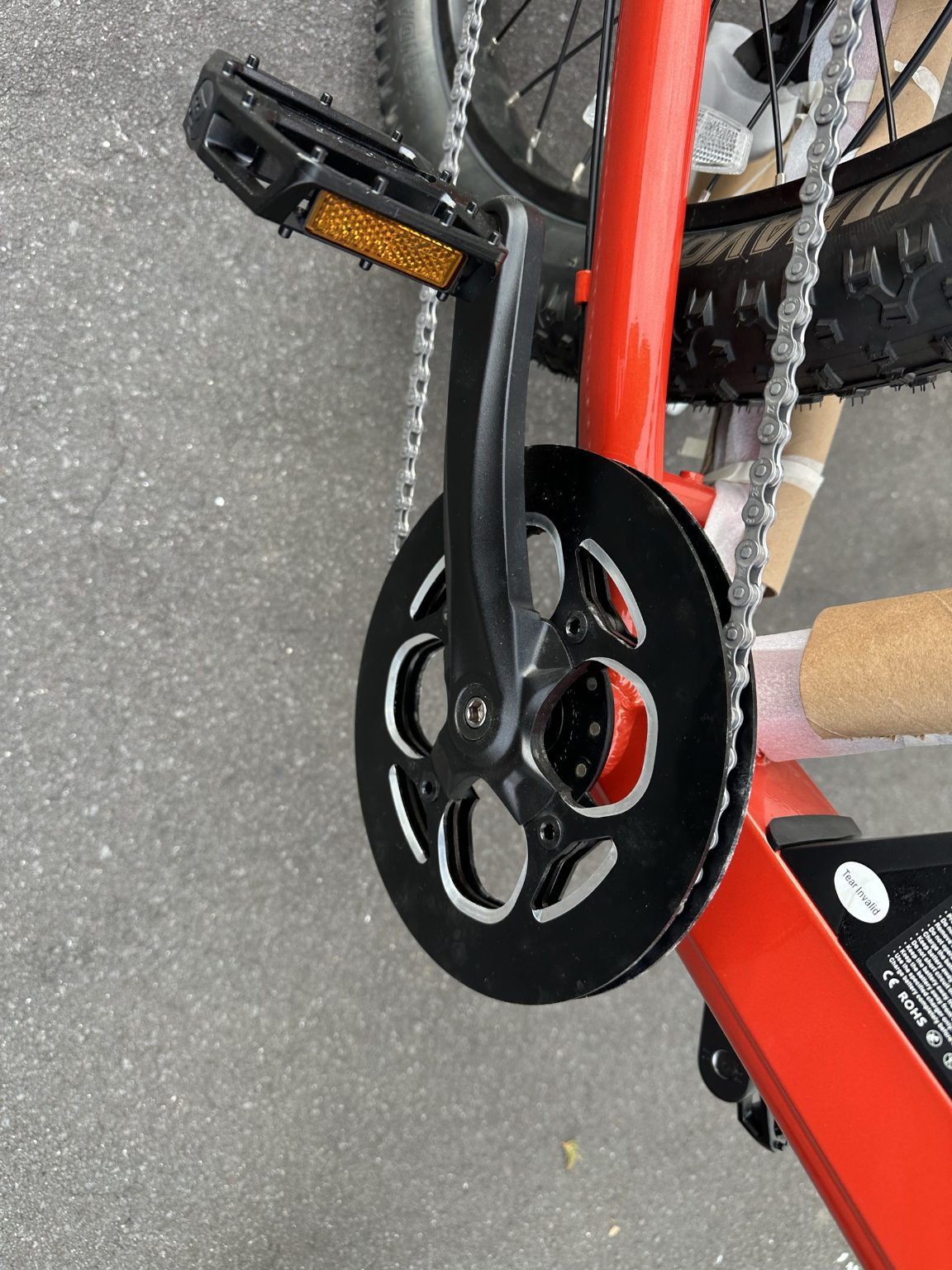RAPBike Rockstar Electric assist Bicycle, lithium battery E bike