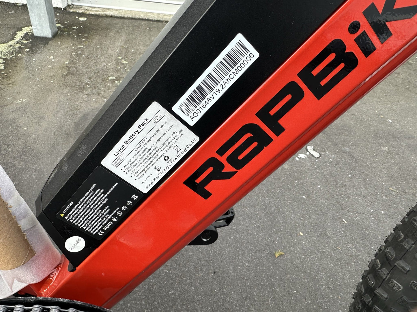 RAPBike Rockstar Electric assist Bicycle, lithium battery E bike