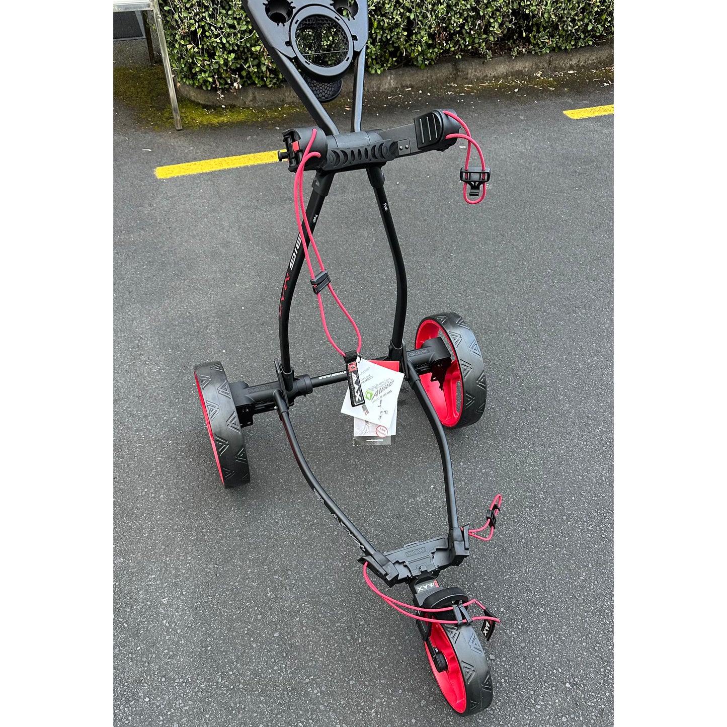 BIG MAX BLADE+ Golf Trundler Trolley Golf push cart FLATFOLD