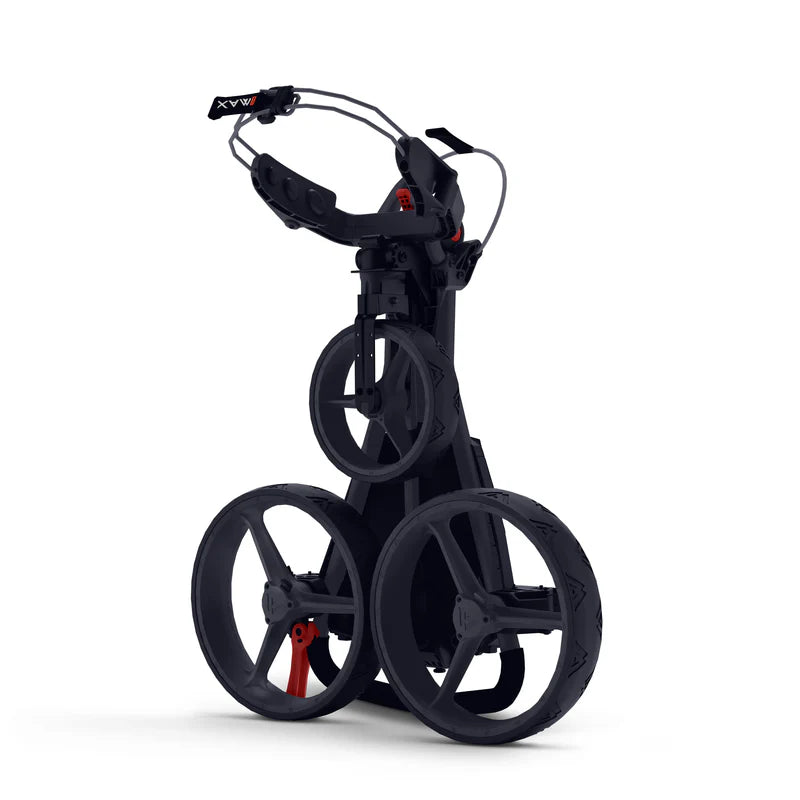 BIG MAX TRIO Golf Trundler FLATFOLD Push Cart 3-Wheel Trolley
