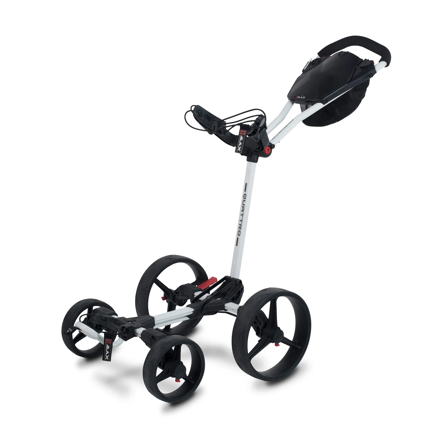 Blade Quattro BIG MAX Golf Trundler FLATFOLD 4-Wheel Trolley pushcart