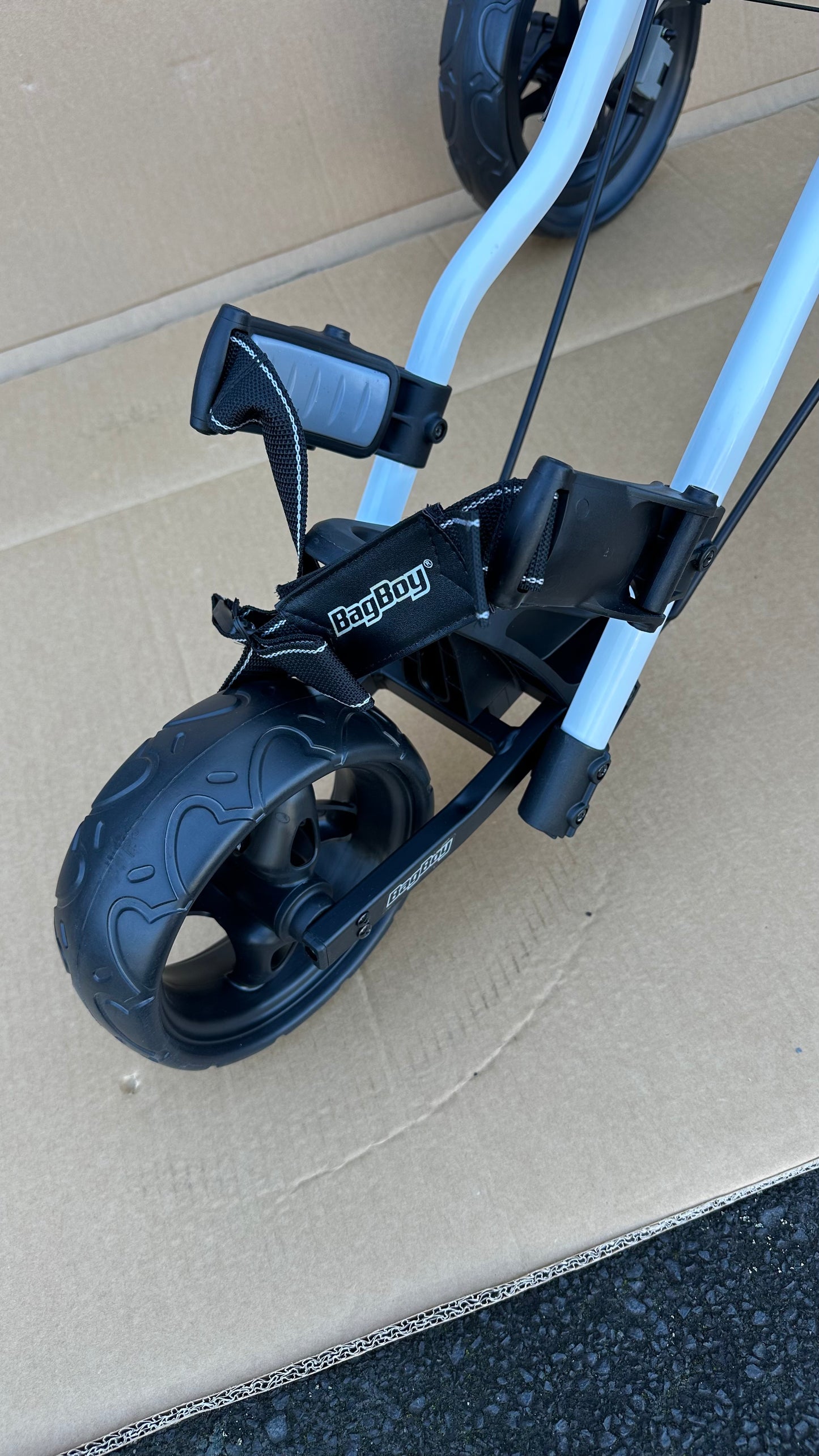 Bag Boy C800 Golf Trundler Golf Trolley quick release folding golf 3 Wheel push cart with drink holder