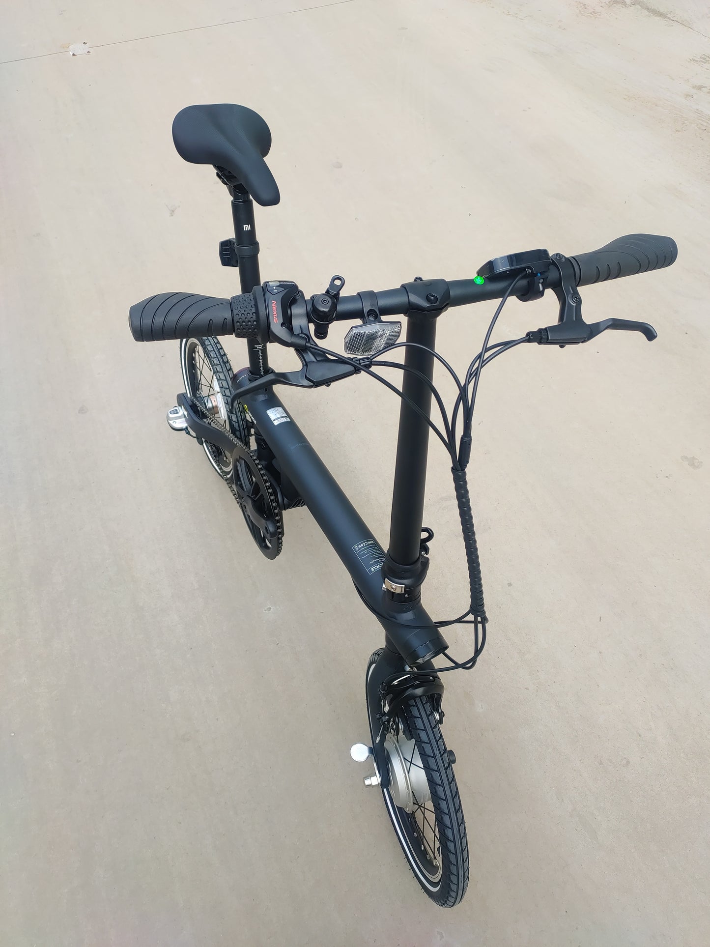 Mi Qi Cycle E bike 16" foldable electric bicycle