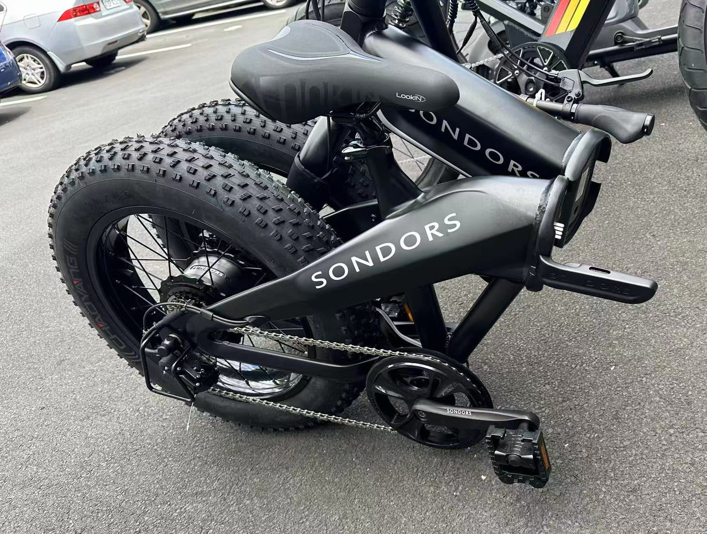 SONDORS Fold X 7 speed 20"*4.0 fat tire E bikes folding electric bicycle fat boy