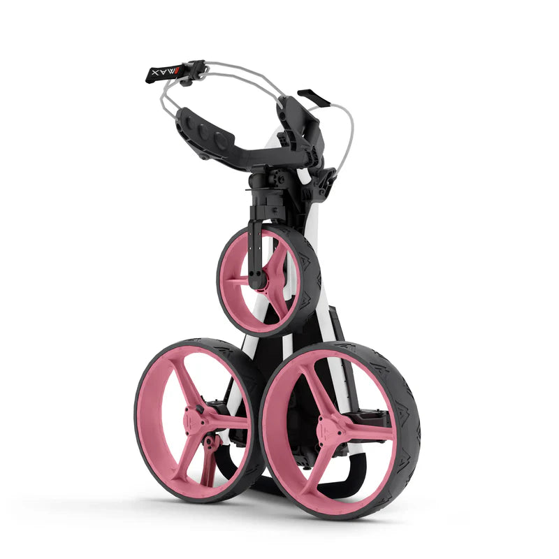 BIG MAX TRIO Golf Trundler FLATFOLD Push Cart 3-Wheel Trolley