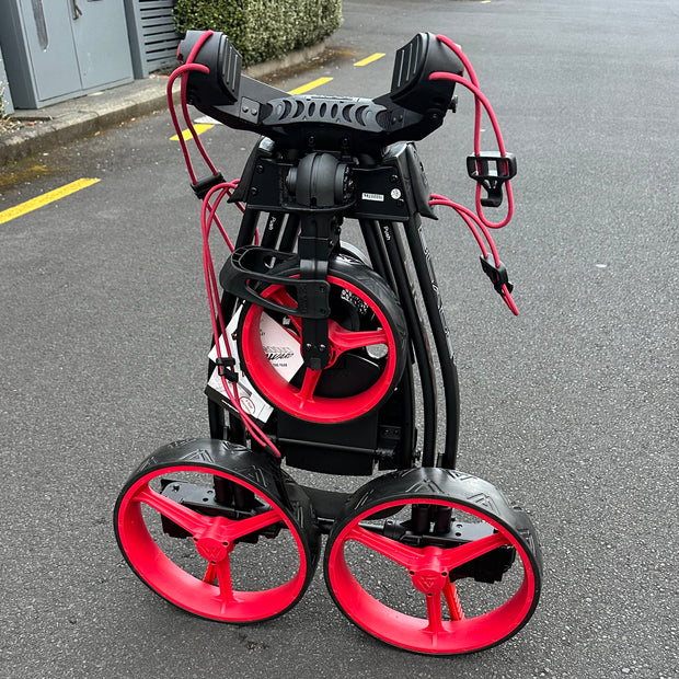 BIG MAX BLADE+  Golf Trundler Trolley Golf push cart FLATFOLD