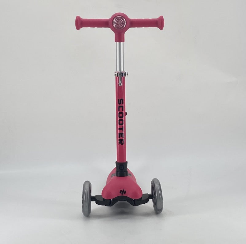 AB Bikes Scooter mini3 in pink – front view