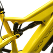 AB Bikes Electric Mountain Bike SONDORS Rockstar in yellow – suspension view