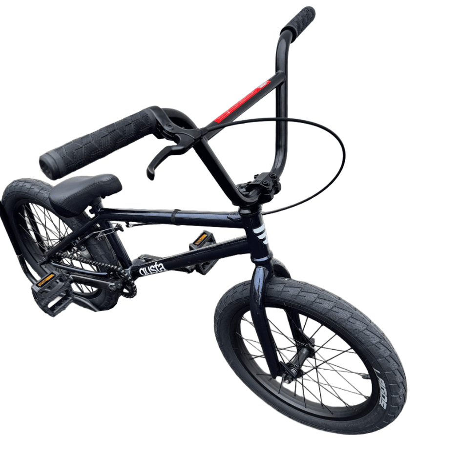 AB Bikes BMX GustaBMX in black – top side view
