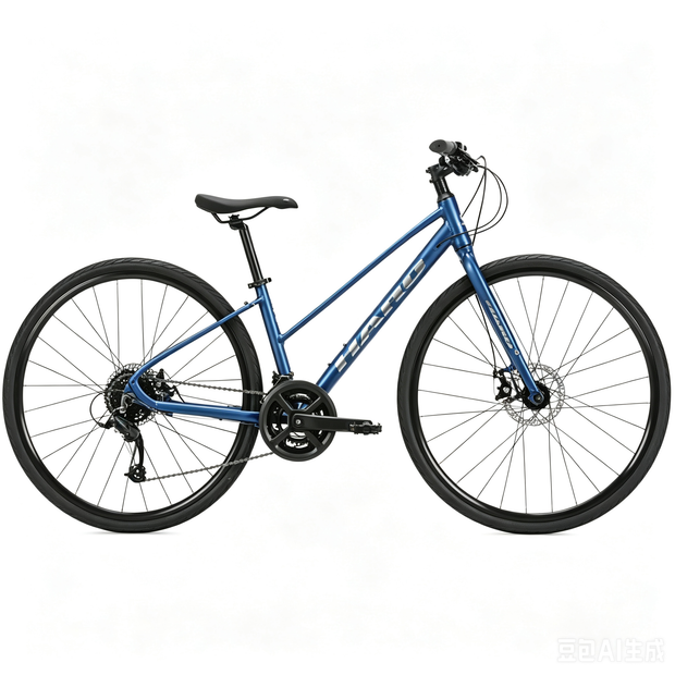 Haro Aeras ST 700C Hybrid Bike Step Through Disc Brakes XS S