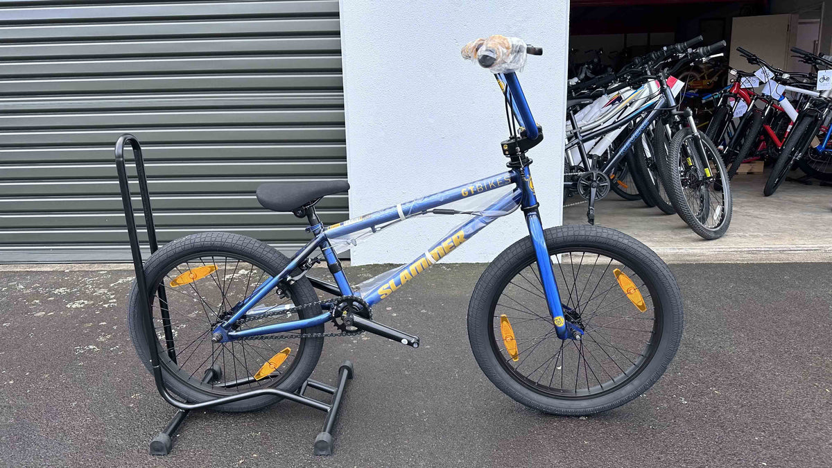 Photograph side20U GT BMX Slammer Blue & Black-AB Bikes Auckland NZ