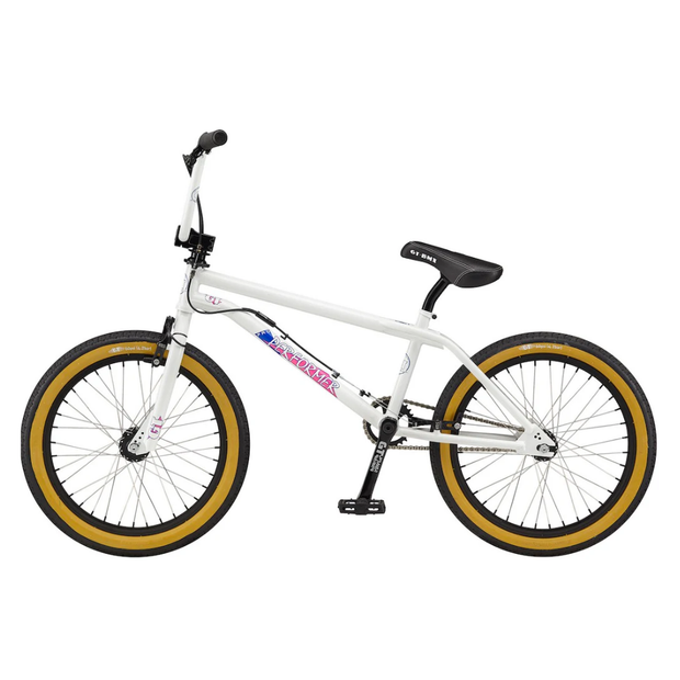 AB Bikes BMX GT Pro Performer Heritage in white – left side view