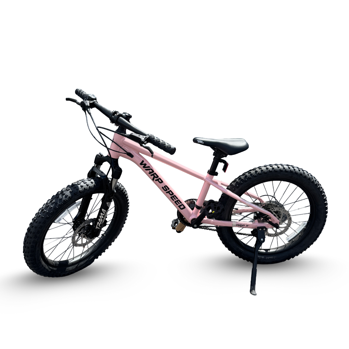 AB Bikes Kids Bikes 20inch Wrap Mountain bike in pink – side view