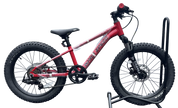 AB Bikes Kids Bikes 20inch Wrap Mountain bike in red – side view