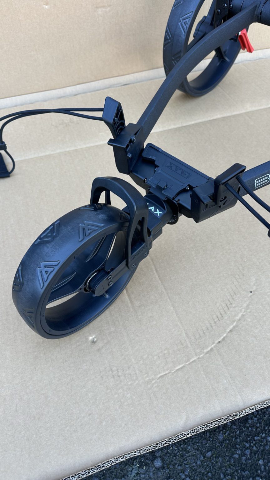 BIG MAX Blade IP Golf Trundler trolleys push cart for golf FLATFOLD