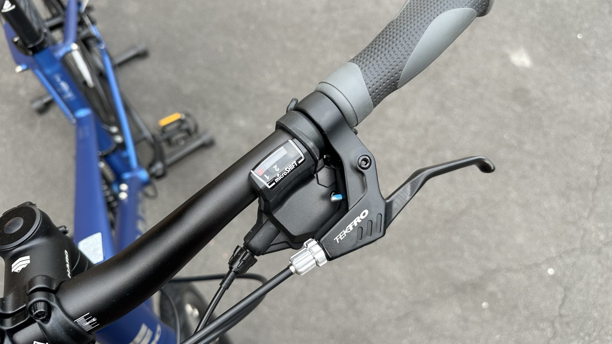 Metallic Blue Haro Aeras ST 700C Hybrid Bike Step Through Disc Brakes XS S