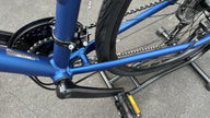 Metallic Blue Haro Aeras ST 700C Hybrid Bike Step Through Disc Brakes XS S