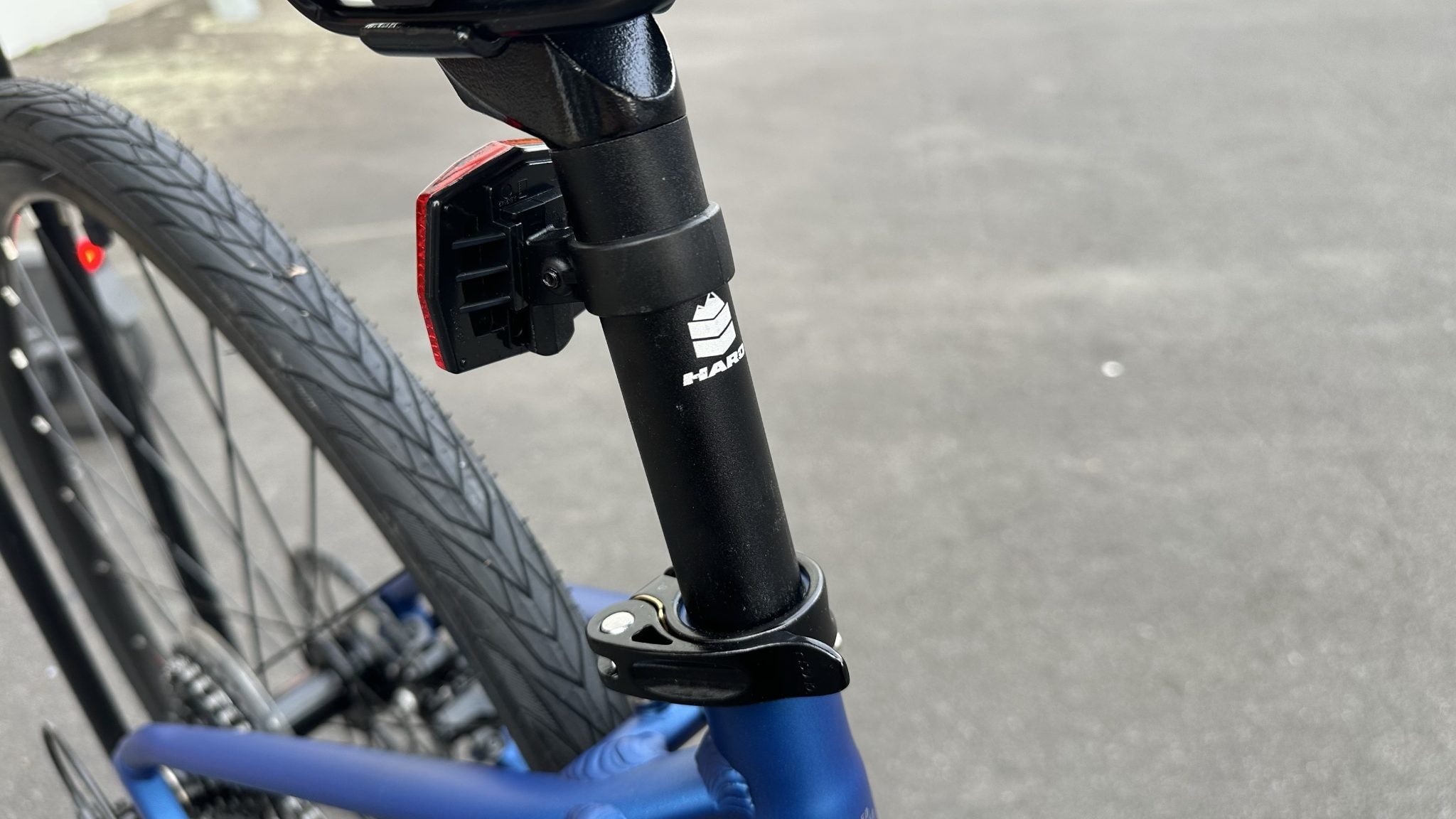 Metallic Blue Haro Aeras ST 700C Hybrid Bike Step Through Disc Brakes XS S