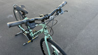 Metallic Blue Haro Aeras ST 700C Hybrid Bike Step Through Disc Brakes XS S