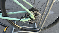Metallic Blue Haro Aeras ST 700C Hybrid Bike Step Through Disc Brakes XS S