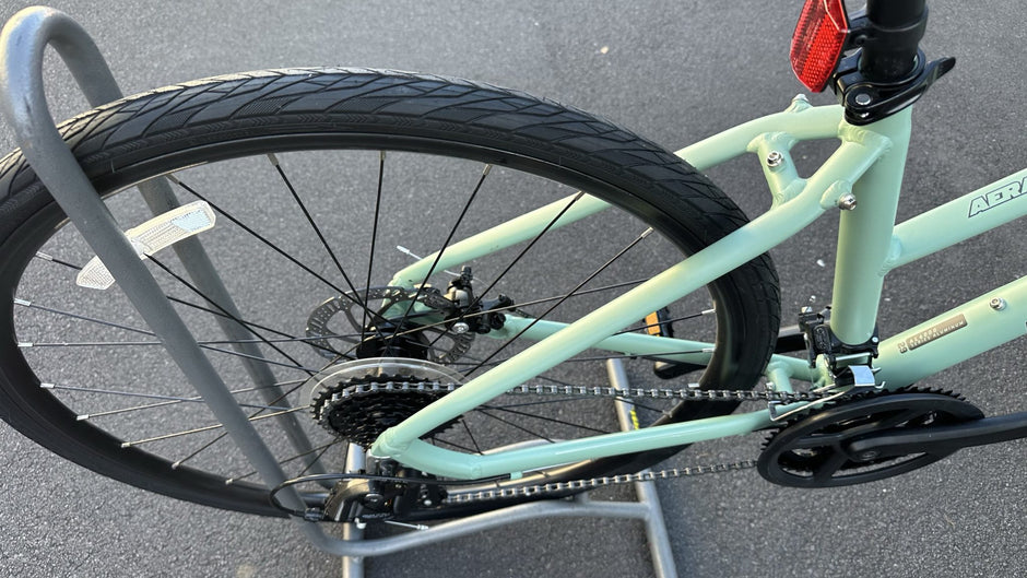 Metallic Blue Haro Aeras ST 700C Hybrid Bike Step Through Disc Brakes XS S