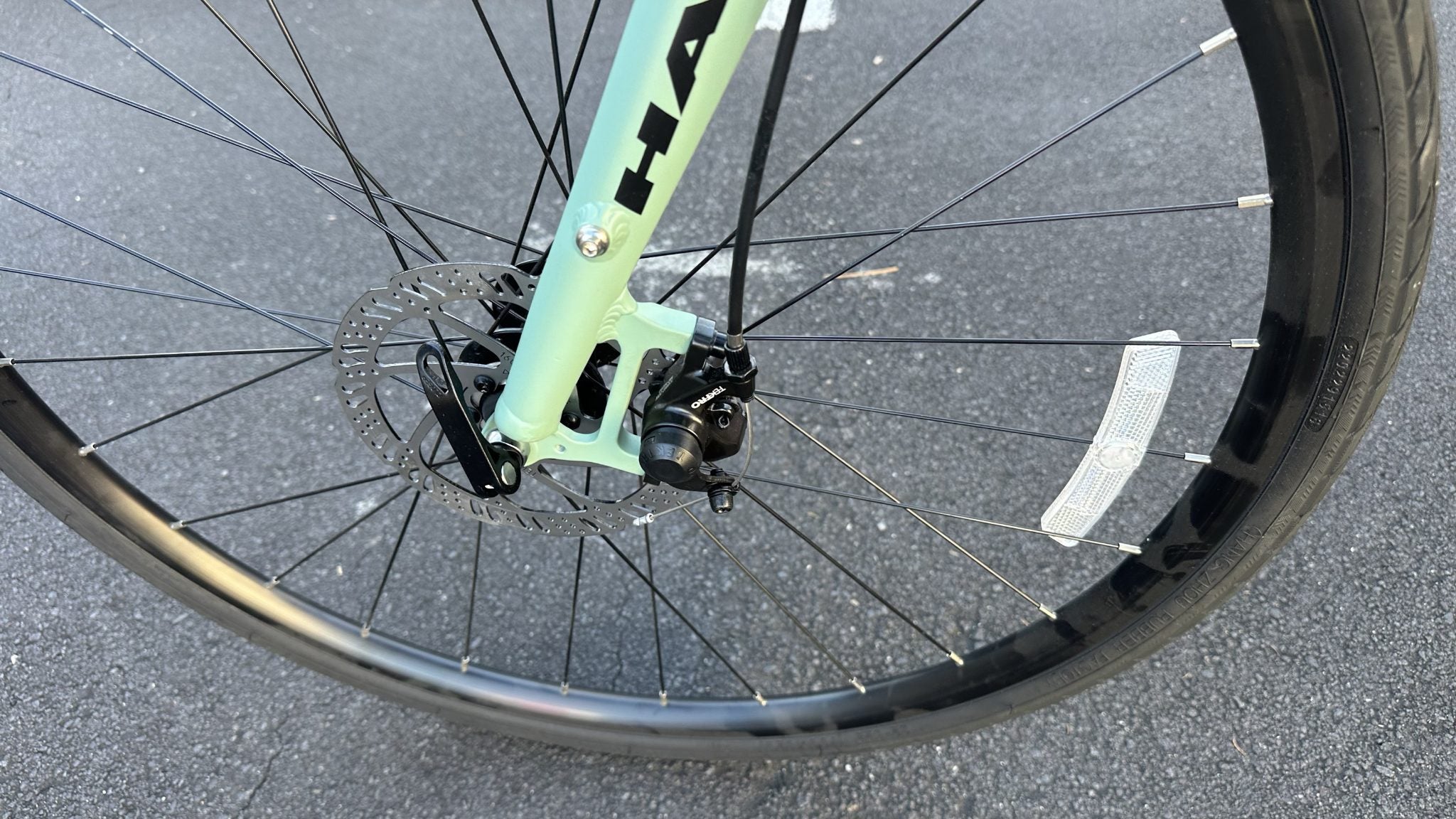 Metallic Blue Haro Aeras ST 700C Hybrid Bike Step Through Disc Brakes XS S