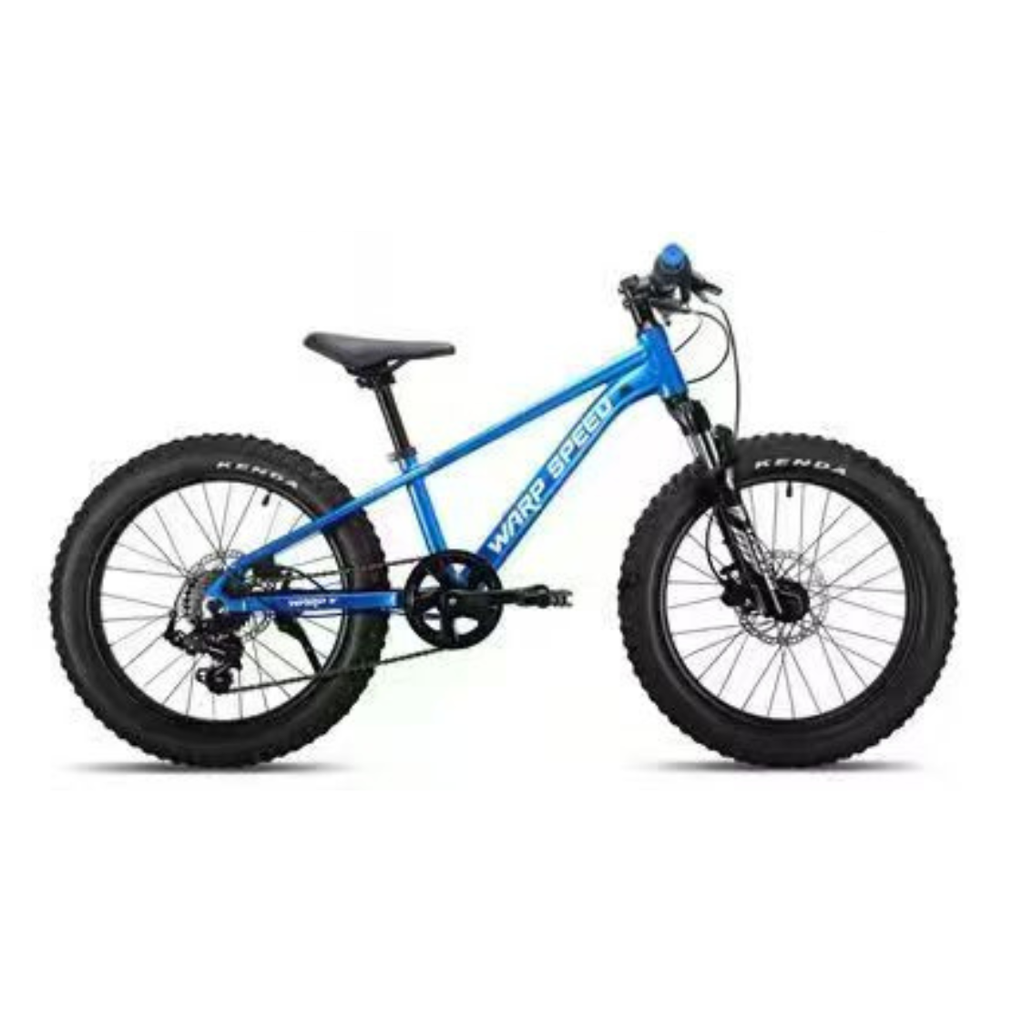 AB Bikes Kids Bikes Wrap Mountain bike in blue – side view