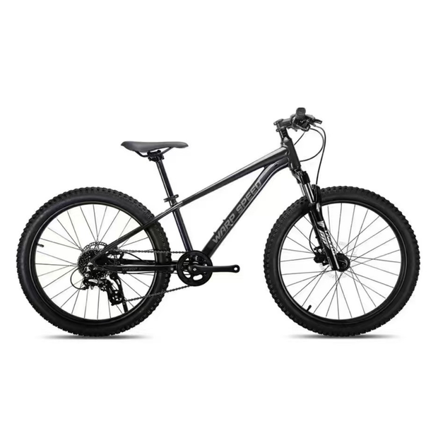 AB Bikes Kids Bikes Wrap Mountain bike in black – side view