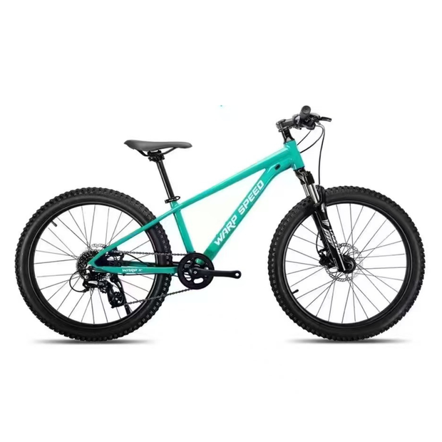 AB Bikes Kids Bikes Wrap Mountain bike in green – side view