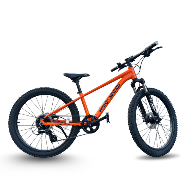 AB Bikes Kids Bikes Wrap Mountain bike in orange – side view