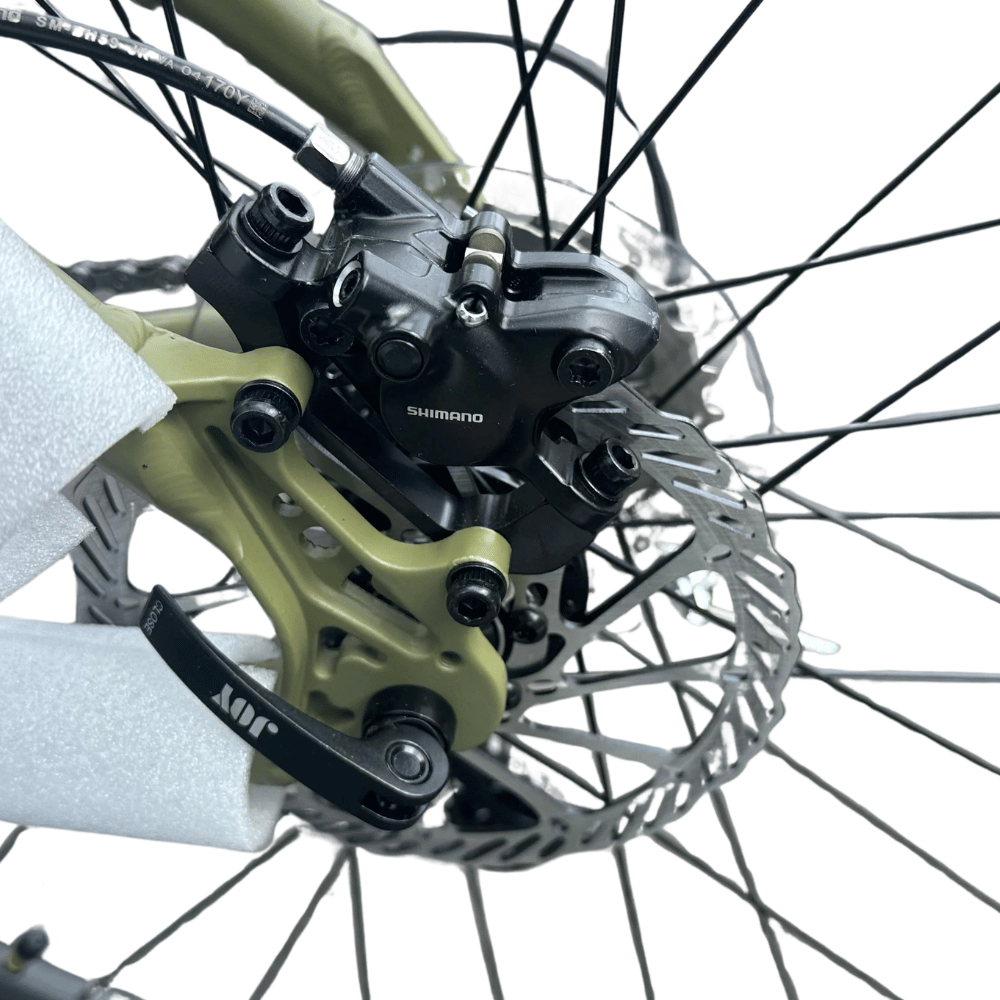 AB Bikes Mountain Bike UPLAND Vanguard in green – Derailleur view