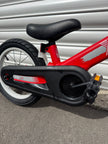 AB Bikes Kids Bikes XTend in red – foot pedal view