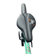AB Bikes Kid Bike Scott Roxter 16 in green – bike seat view