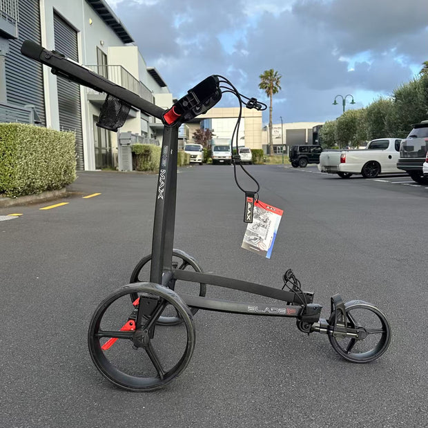 BIG MAX Blade IP Golf Trundler trolleys push cart for golf FLATFOLD