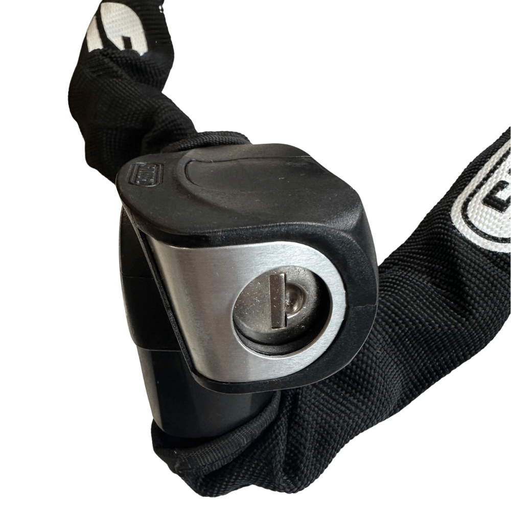 AB Bikes Accessories ABUS Chain Lock in black – keyhole view