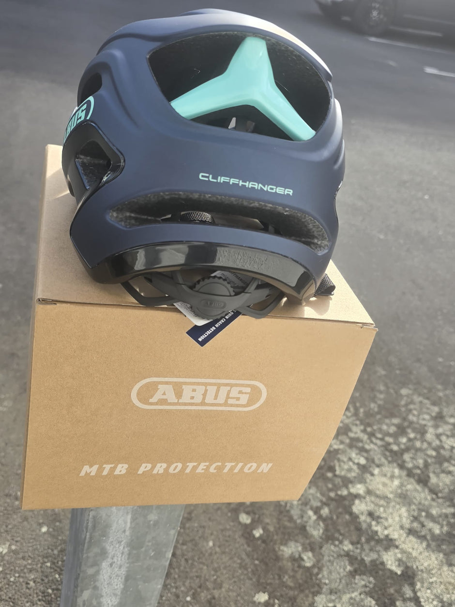 AB Bikes Accessories Abus Helmet in blue – rear view
