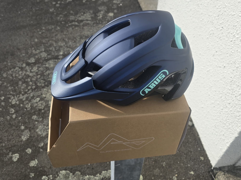 AB Bikes Accessories Abus Helmet in blue – left side view