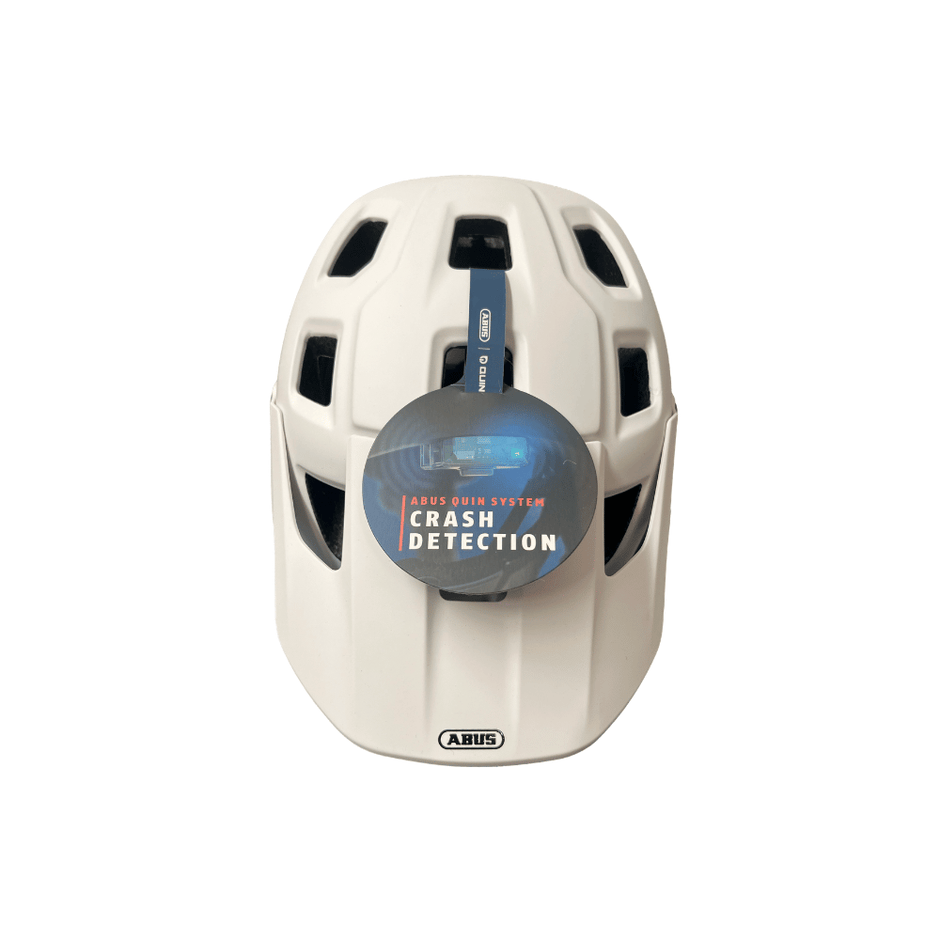 AB Bikes Accessories ABUS MoDrop QUIN Helmet in white – top view