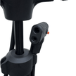 AB Bikes Accessories Air Pump in black – pump head view