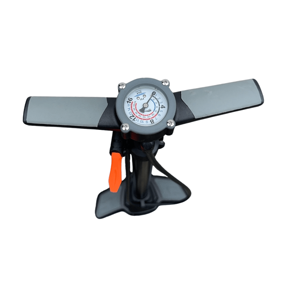 AB Bikes Accessories Air Pump in black – top view