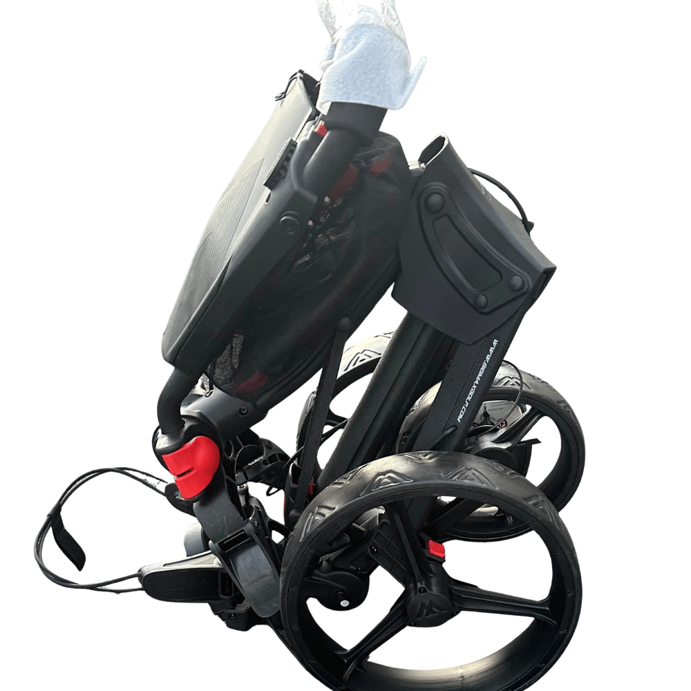 AB Bikes Golf Trundler Big Max Blade IQ+ in black – folding view