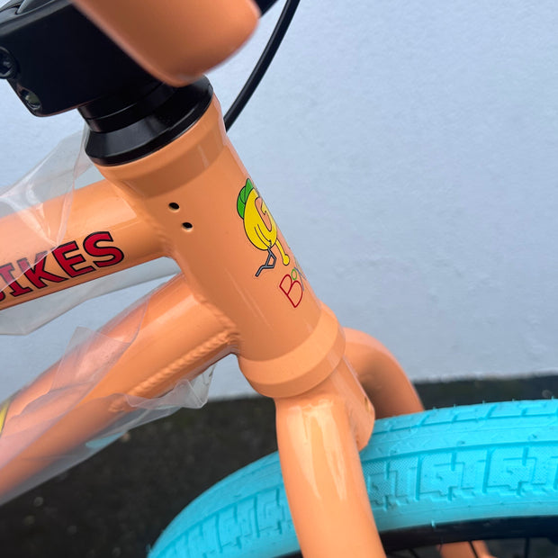 AB Bikes BMX GT Performer PCH in orange – head tube view