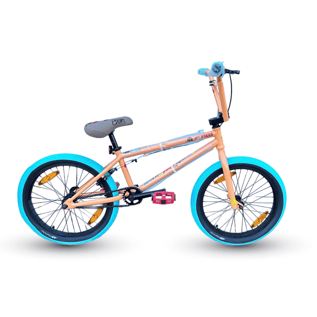 AB Bikes BMX GT Performer PCH in orange – side view