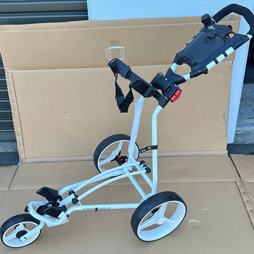 AB Bikes Golf Trundler Big Max Autofold+ in white – side view