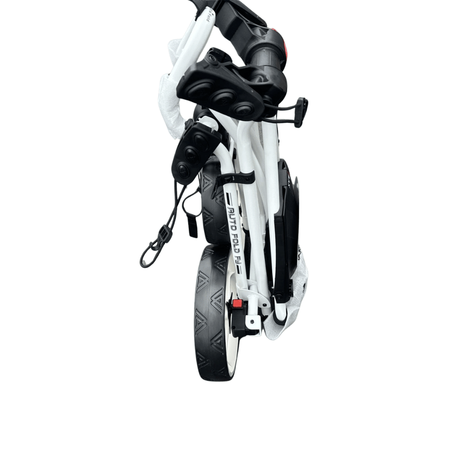 AB Bikes Golf Trundler BigMax Autofold FF in white – folding side view