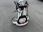 AB Bikes Golf Trundler BigMax Autofold FF in white – folding front view