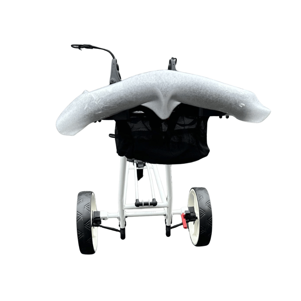 AB Bikes Golf Trundler BigMax Autofold FF in white – back view