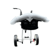 AB Bikes Golf Trundler BigMax Autofold FF in white – back view