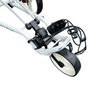 AB Bikes Golf Trundler BigMax Autofold FF in white – front wheel view
