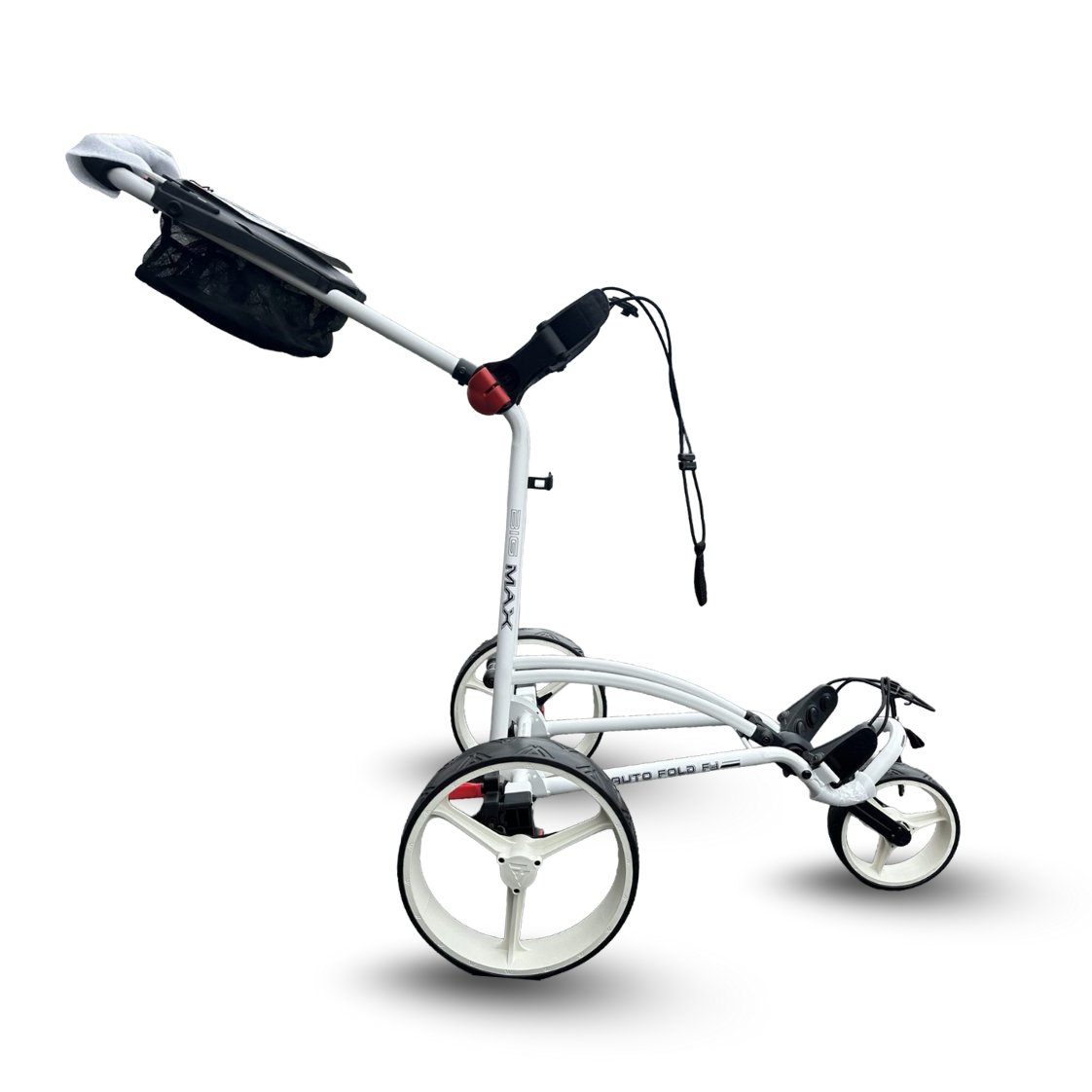 AB Bikes Golf Trundler BigMax Autofold FF in white – side view